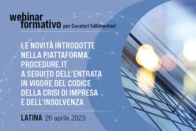 webinar latina CCII curatori